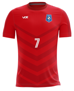 VOE Short Sleeve Futbol / Soccer Shirt - "Chevron"
