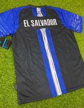 El Salvador Short Sleeve Jersey - "Crayon Black/Blue" (Stock)