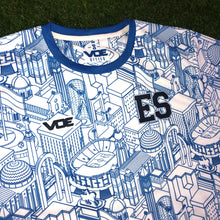El Salvador Short Sleeve Jersey - "City - White/Blue"  (Stock)