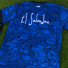El Salvador Short Sleeve Jersey - "City - Blue"  (Stock)